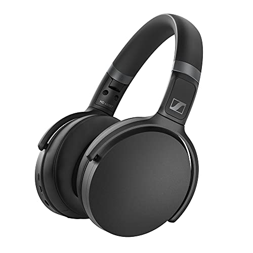 Sennheiser HD 450 BT Black Auricular Wireless, con Cancelación de Ruido Activa, Circumaural, Blanco