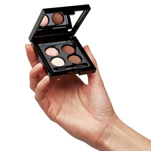 Sensilis Make Up - Paleta De 4 Sombras De Ojos De Colores Neutros, Realza, Intensifica E Ilumina Tu Mirada - Tono 02 Mission Mars, Neutros Cálidos, 3.5 Gramo