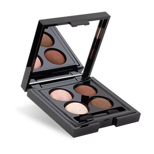 Sensilis Make Up - Paleta De 4 Sombras De Ojos De Colores Neutros, Realza, Intensifica E Ilumina Tu Mirada - Tono 02 Mission Mars, Neutros Cálidos, 3.5 Gramo