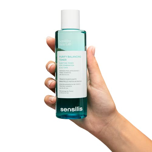 Sensilis - Purify Balancing Toner, Tónico Purificante para Pieles Mixtas y Grasas con Zinc y Lino - 200 ml