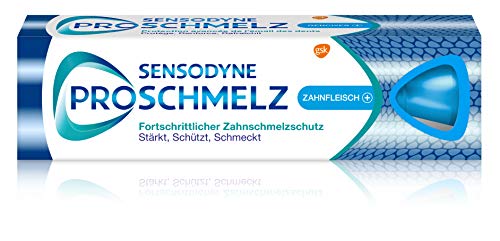 SENSODYNE Enías Plus, protección avanzada del esmalte de dientes y cuidado de encías – Fortalece, protege, sabor, 75 ml.