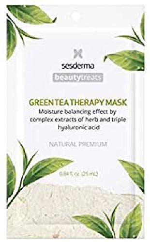 SESDERMA - Mascarilla Facial Hidratante Green Tea Therapy Mask Sesderma