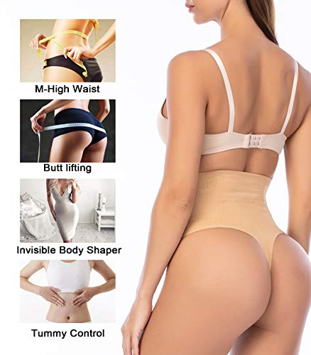 SEXYWG Fajas Tanga Braga Reductora para Mujer Entrenador de Cintura Vientre Plano Braguitas Moldeadora Adelgazante Abdomen Elástico Shaping Lenceria Shapewear Thong