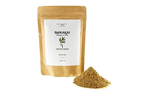 Shikakai en Polvo Natural 227gramos, Puro y Organico para pelo suave y brillante: Champu Natural y Hidratante para el crecimiento y cuidado del pelo y cuero cabelludo