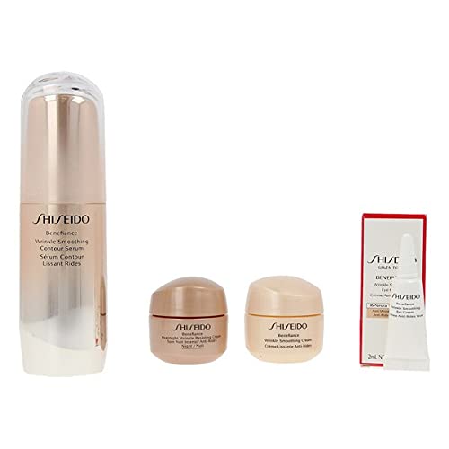 Shiseido 906-06963 Sérum Antiedad para Mujer Benefiance, Lote 4 Piezas