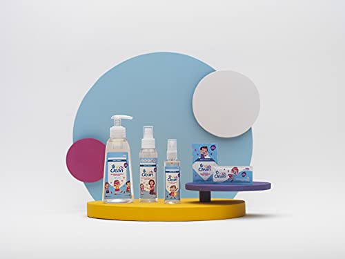 SiempreClean Kidsclean | Solución Hidroalcohólica Para Niños | 73% Alcohol | Suave Con Las Manos | Spray Higienizante Con Pulverizador 250 Ml