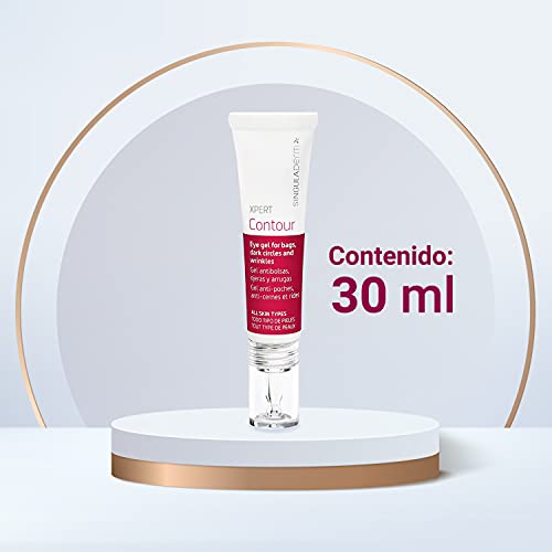 Singuladerm - XPERT Contour - Contorno de ojos antiarrugas - Gel contorno de ojos - Atenúa ojeras y bolsas - Ojos cansados - Efecto lifting - 30ml