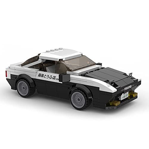 SINI Juego de construcción de coche para Initial D, C55014W, 280 bloques de construcción para coche deportivo, 1:24 técnico, modelo de coche de carreras compatible con Lego Technic