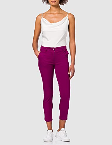 Sisley Trousers 4ED455847 Pantalones, Lilac Grey Fantasia All Over 27 l, 44 para Mujer