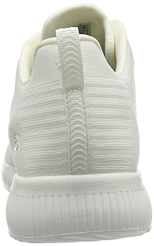 Skechers Bobs Squad-Tough Talk, Zapatilla Baja Mujer, White, 39 EU