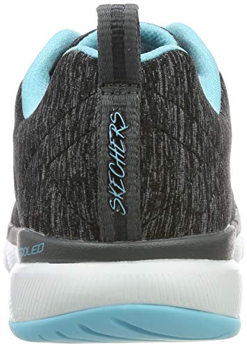 Skechers Flex Appeal 3, Zapatillas para Correr Mujer, Black, 38 EU