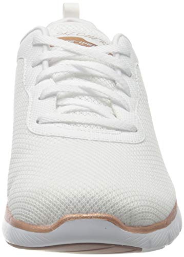 Skechers Flex Appeal 3.0 First Insight, Zapatillas Mujer, White, 40 EU