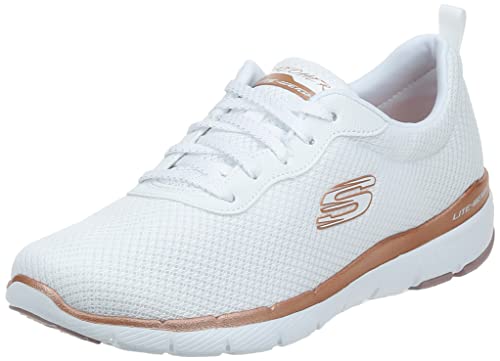 Skechers Flex Appeal 3.0 First Insight, Zapatillas Mujer, White, 40 EU