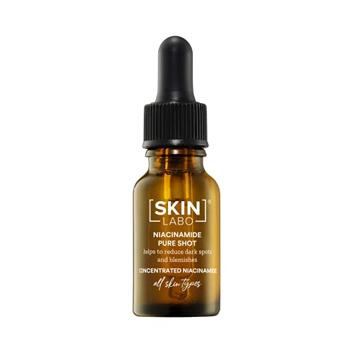 SkinLabo - Shot concentrado de niacinamida. Sérum facial antimanchas, seborregulador con acción iluminadora. Para pieles mixtas o grasas. 15 ml.