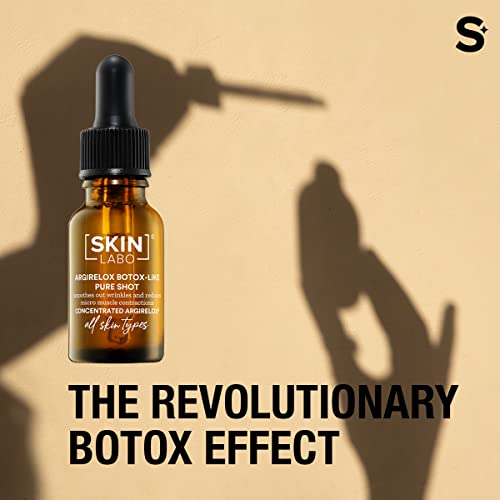 SkinLabo - Shot de argirelox concentrado estilo botox. Sérum facial antiarrugas con acción lifting. Tratamiento de choque. Para todo tipo de pieles. 15 ml.