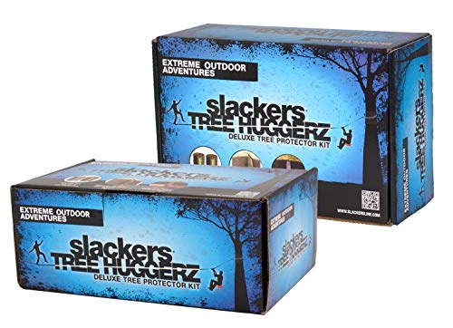 Slackers USA Set Protección para los Árboles para el Slackline, Ninja Line, Zip Line, Set para 2 Árboles