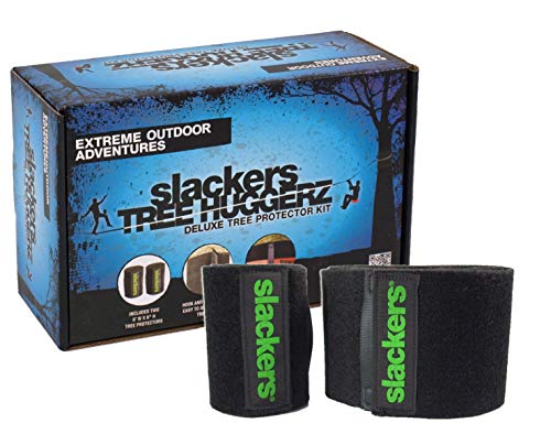 Slackers USA Set Protección para los Árboles para el Slackline, Ninja Line, Zip Line, Set para 2 Árboles