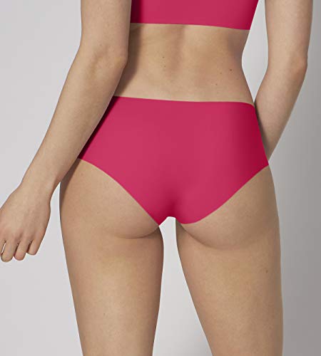 sloggi Zero Feel Hipster Ex Ropa interior a la cadera, Rosa Frambuesa, M para Mujer