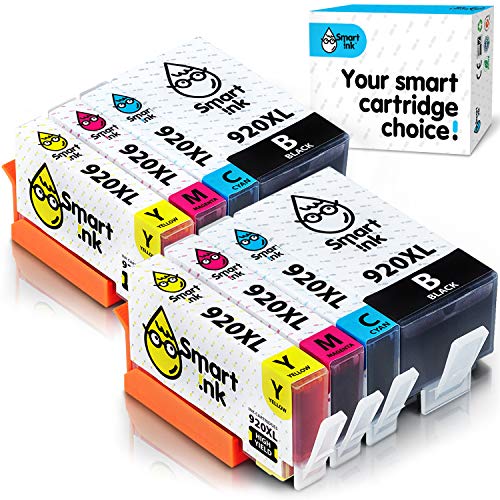 Smart Ink Reemplazo Compatible del Cartucho de Tinta para HP 920 XL 920XL High Yield Pack (2BK & 2C/M/Y) para Officejet 6000 6500 6500A 7000 7500A