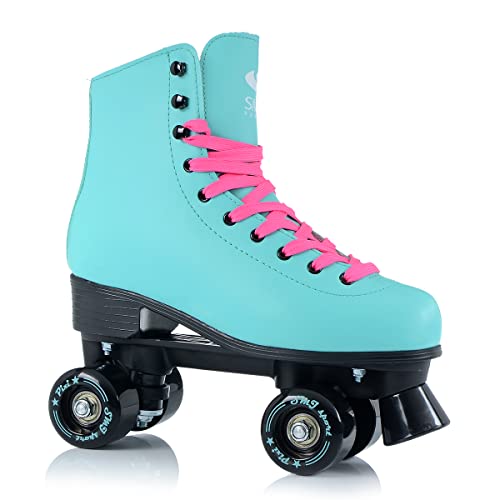 SMJ sport Patines en línea clásicos retro para mujer ABEC7 (40)