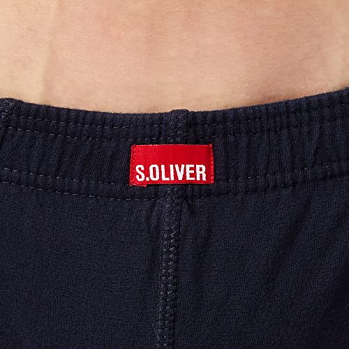 s.Oliver 26.899.97.1613 Bóxer, Blau (Blue 5958), L (Pack de 2) para Hombre