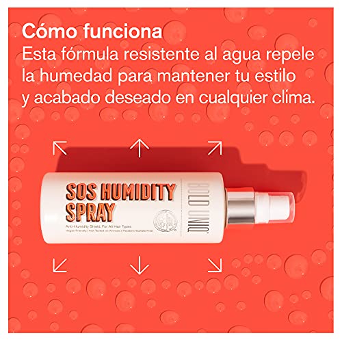 Spray Bloqueador de Humedad - Producto Sin Enjuague - Activado por Calor para Control de Estática - Cabello Liso, Rizado, Encrespado, Seco y Dañado - Aprobado por PETA, Vegano - 175 ml