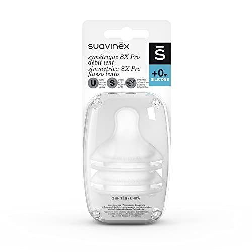 SUAVINEX Sx Pro Silicona Caudal S Pequeño 0 meses 2 Unidades 307386