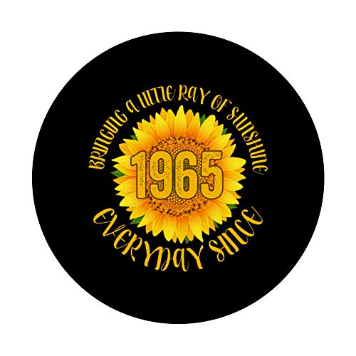 Sunflower 1965 55 años de edad regalos de cumpleaños para mujer 55 PopSockets PopGrip Intercambiable