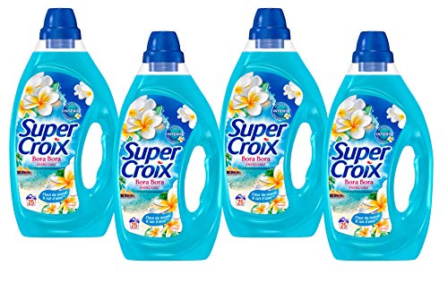 Super Croix Bora Bora - Lessive Liquide - Fleur de Monoï - 100 Lavages (4 x 1.25L)