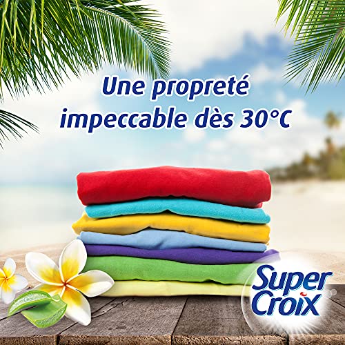 Super Croix Bora Bora - Lessive Liquide - Fleur de Monoï - 100 Lavages (4 x 1.25L)