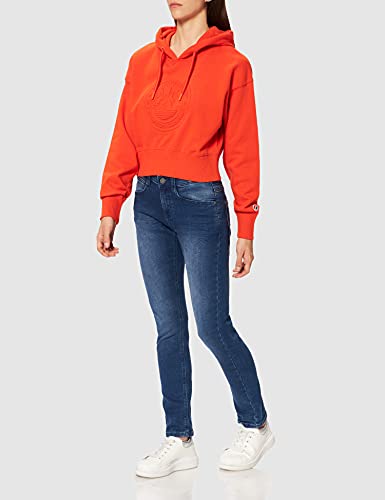 Superdry W2011066a Sudadera con Capucha, Bold Orange, Small para Mujer