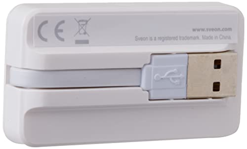 Sveon SCT011M - Lector DNI Electrónico y Tarjetas inteligentes compatible con MAC y Windows [España]