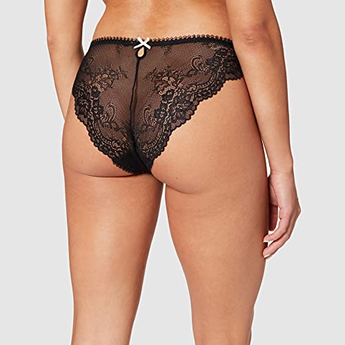 Sylvie Flirty Lingerie Andrina, Slip para Mujer, Negro, S