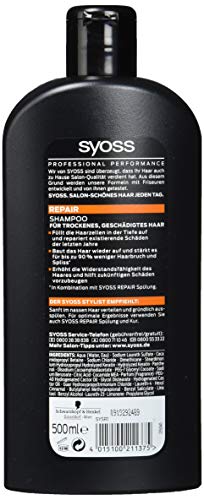 syoss Champú Repair (3 unidades, X 500 ml)