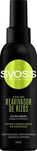 Syoss - Tratamiento Reavivador Rizos, 150 ml, Para cabello rizado, Rizos definidos, disciplinados e hidratados, Cabello como recién salido de la peluquería