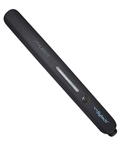 Sytech SY-PP7 Plancha de Pelo de Tecnología PTC Auto Heat de Color Azul y Negro