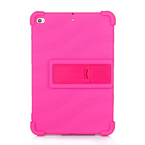 SZHHFJJYP HHF Pad Accesorios para el Nuevo iPad 9.7 2017 2018, TPU Patrón de Silicona Cubierta Suave para iPad Air 2 Air 1 6ª generación (Color : Hot Pink, Talla : Air 1 9.7 2017 2018)