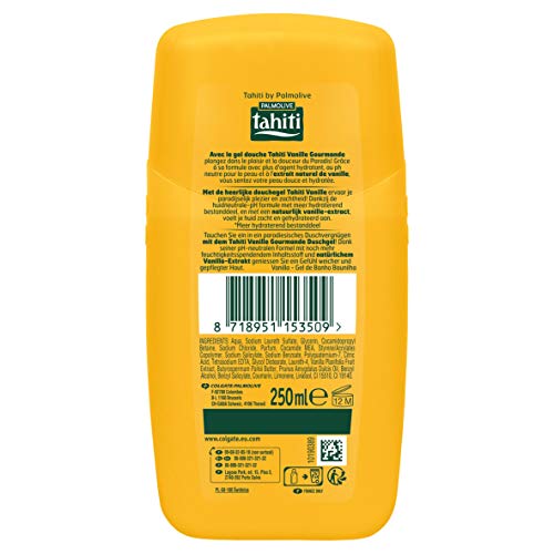 Tahiti Gel de ducha vainilla, 250 ml