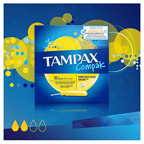 TAMPAX COMPAK TAMPONES REGULAR 18 UNIDADES