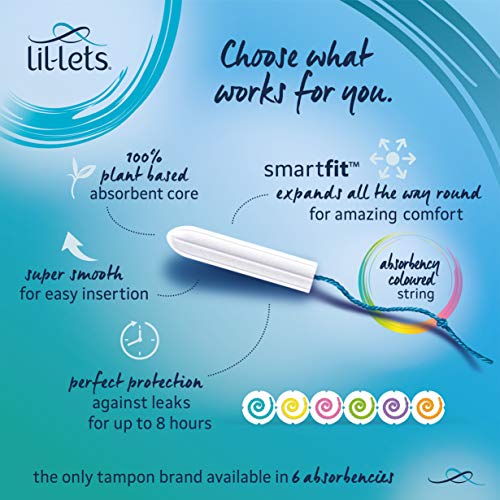 Tampones Lil-Lets Smart Fit Lite, paquete de 16