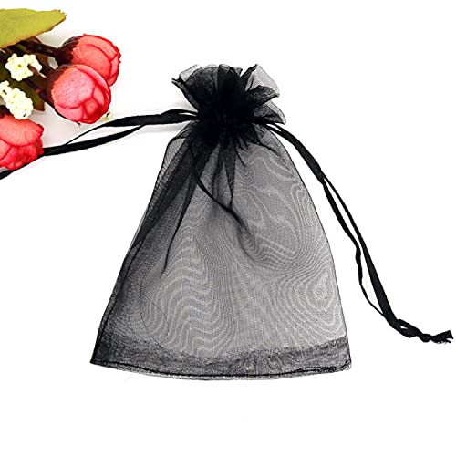 Teegxddy 100PCS bolsas de organza, regalo empaqueta Bolsas de organza bolsa de joyería, bolsitas de lavanda Ideal para regalos de la joyería dulces matrimonio-8x10cm