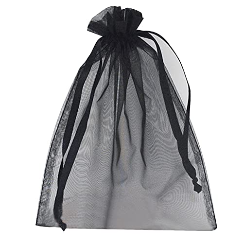 Teegxddy 100PCS bolsas de organza, regalo empaqueta Bolsas de organza bolsa de joyería, bolsitas de lavanda Ideal para regalos de la joyería dulces matrimonio-8x10cm