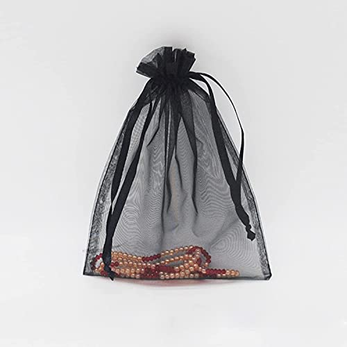 Teegxddy 100PCS bolsas de organza, regalo empaqueta Bolsas de organza bolsa de joyería, bolsitas de lavanda Ideal para regalos de la joyería dulces matrimonio-8x10cm