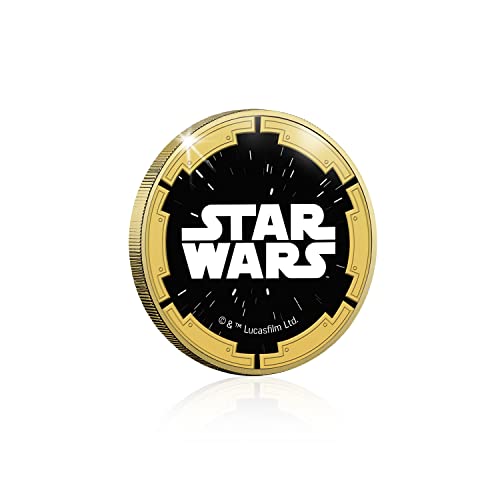 The Koin Club Regalos de Star Wars Episodio IV - VI Moneda de Oro Coleccionable - R2-D2 y C-3PO