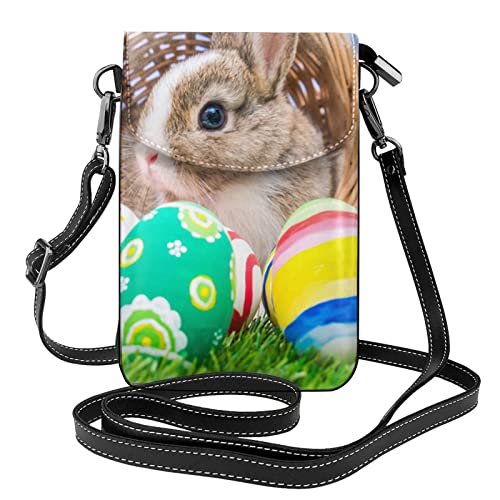 The Very Strange History Of The Easter Bunny Cross Body Bag Bolso Pequeño Teléfono Celular Casual Bolsas de Hombro Para Mujeres