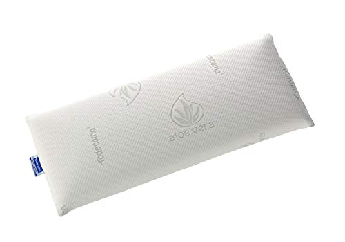 Todocama - Almohada viscoelástica, 67 cm núcleo Compacto. Doble Funda con Cremallera. Tejido Aloe Vera. Termorregulable adaptabilidad al Cuello.