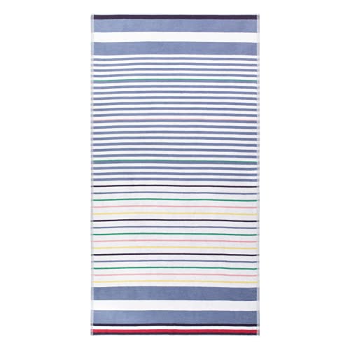 Tommy Hilfiger Bleach Denim - Toalla de playa (90 x 180 cm), color azul