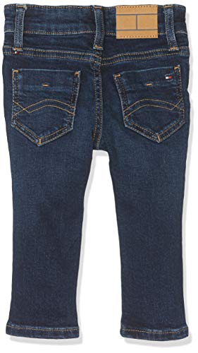 Tommy Hilfiger Boys Scanton Slim Nyds Jeans, Azul (New York Dark Stretch 911), 164 (Talla del Fabricante: 14) para Niños