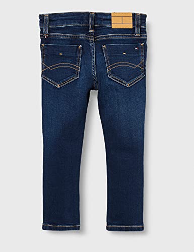 Tommy Hilfiger Boys Scanton Slim Nyds Jeans, Azul (New York Dark Stretch 911), 164 (Talla del Fabricante: 14) para Niños