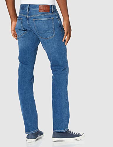 Tommy Hilfiger Hombre Straight Denton Str Alvin Blue Loose Fit Jeans, Azul (Alvin Blue), W40 / L30